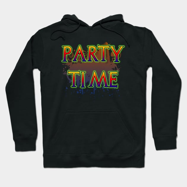Party Time by Basement Mastermind Hoodie by BasementMaster